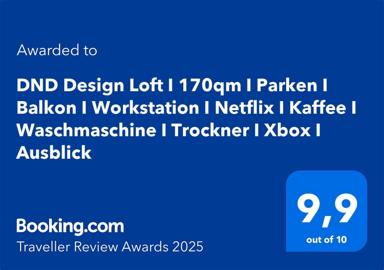 דירות וירצבורג Dnd Design Loft I 170Qm I Parken I Balkon I Workstation I Netflix I Kaffee I Waschmaschine I Trockner I Xbox I Ausblick מראה חיצוני תמונה